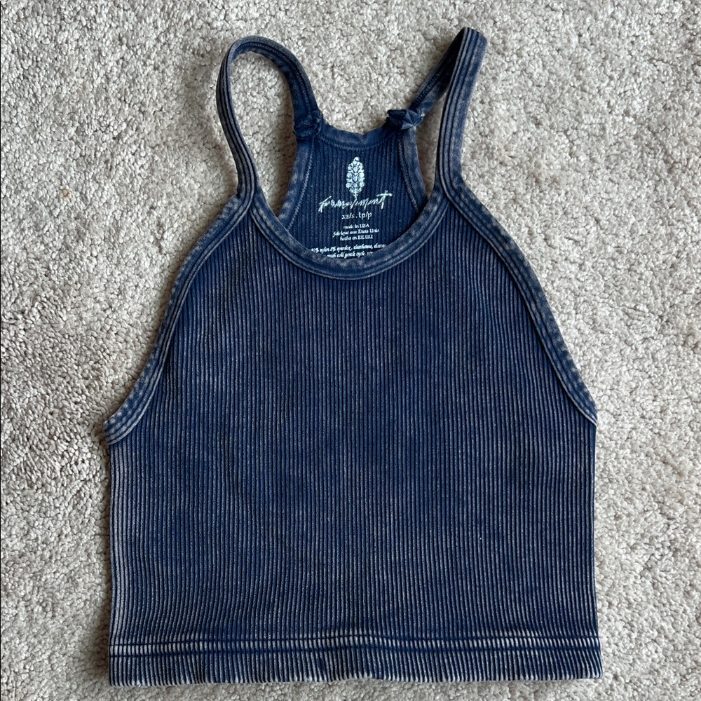 Happiness Runs Free People Movement Ribbed Tank Top